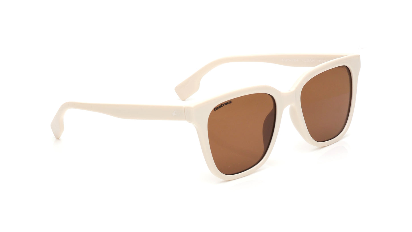 Fastrack Brown Wayfarer Sunglasses for Women