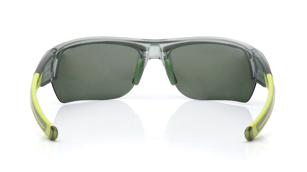 Green Square Half Rim Sunglasses From Fastrack