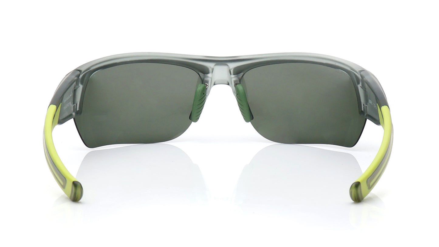 Green Square Half Rim Sunglasses From Fastrack