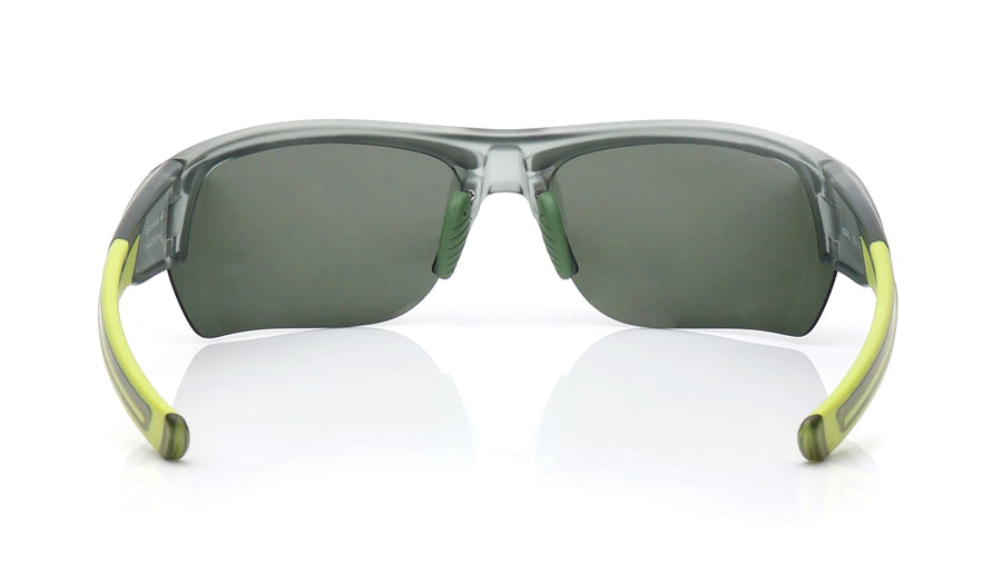 Green Square Half Rim Sunglasses From Fastrack