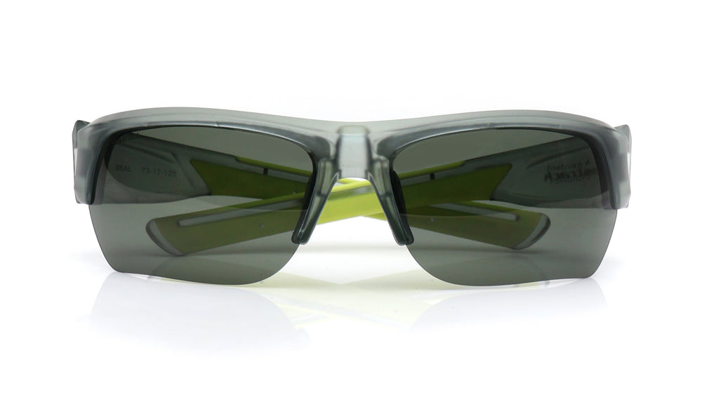 Green Square Half Rim Sunglasses From Fastrack