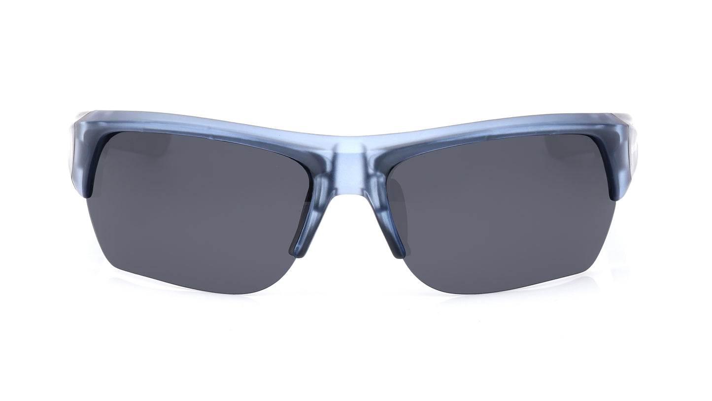 Smoke Square Half Rim Sunglasses From Fastrack