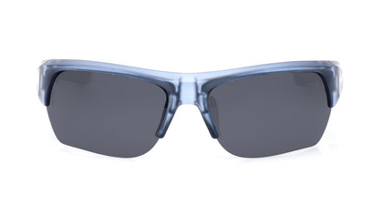 Smoke Square Half Rim Sunglasses From Fastrack