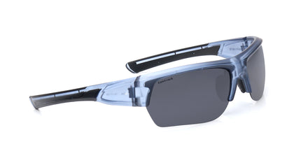 Smoke Square Half Rim Sunglasses From Fastrack