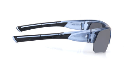 Smoke Square Half Rim Sunglasses From Fastrack