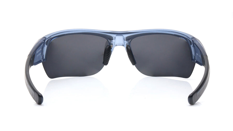 Smoke Square Half Rim Sunglasses From Fastrack