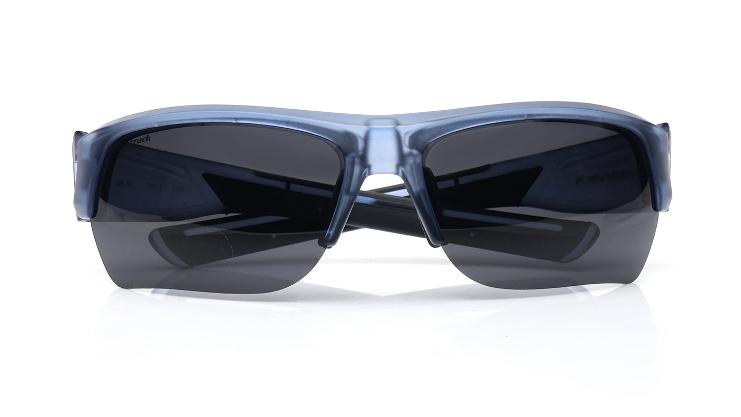 Smoke Square Half Rim Sunglasses From Fastrack