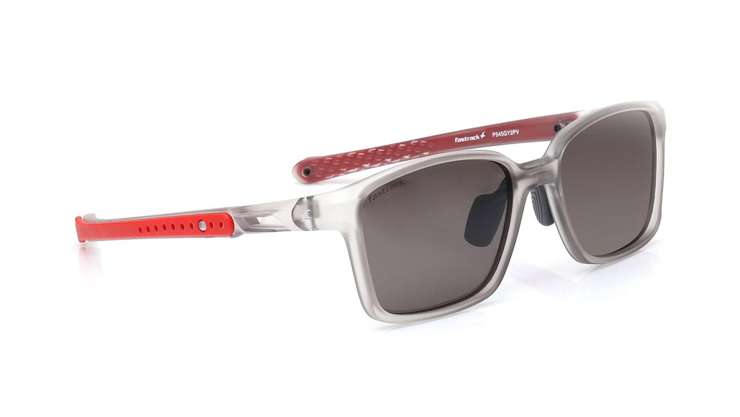 Smoke Square Rimmed Sunglasses From Fastrack