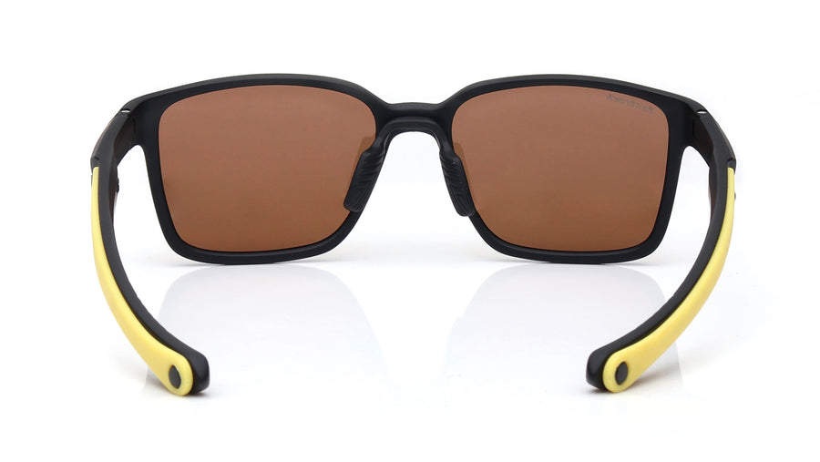 Yellow Square Rimmed Sunglasses From Fastrack