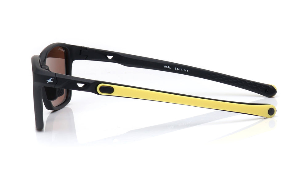 Yellow Square Rimmed Sunglasses From Fastrack