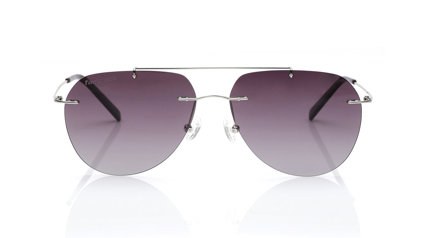 Fastrack Purple Aviator Sunglasses for Men