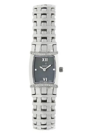 Xylys Quartz Analog Black Dial Metal Strap Watch for Women