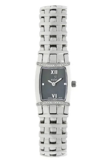 Xylys Quartz Analog Black Dial Metal Strap Watch for Women