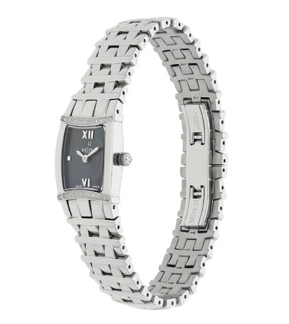 Xylys Quartz Analog Black Dial Metal Strap Watch for Women