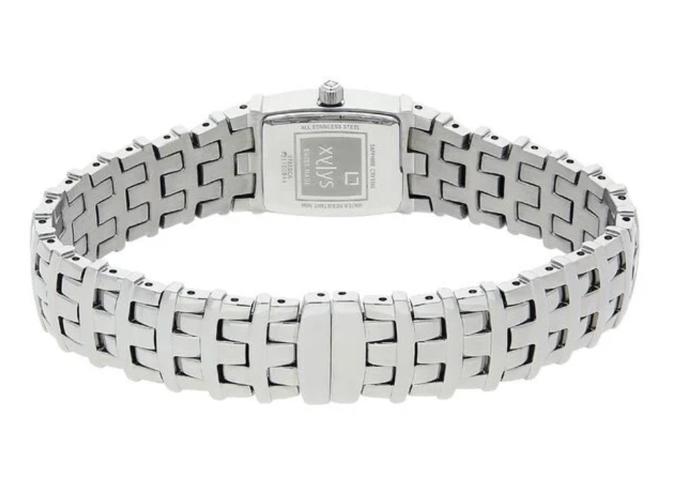 Xylys Quartz Analog Black Dial Metal Strap Watch for Women