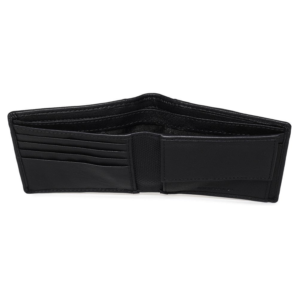 Titan Black Bifold Leather Wallet for Men