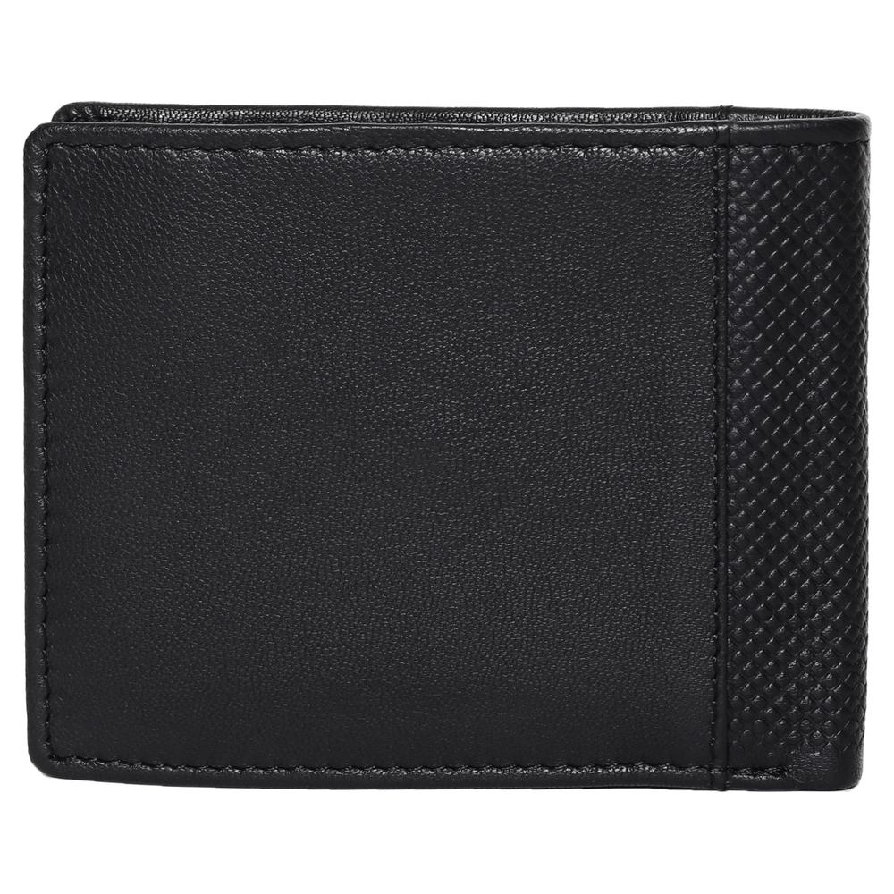 Titan Black Bifold Leather Wallet for Men