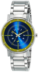 Fastrack Varsity Quartz Analog Green Dial Stainless Steel Strap Watch for Girls