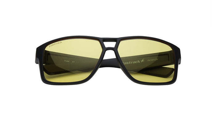 Yellow Sporty Rimmed Sunglasses(P419YL5)