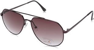 Brown Aviator Men Sunglasses