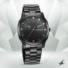 Fastrack Stunners Quartz Analog Black Dial Stainless Steel Strap Watch for Guys  3255NM02