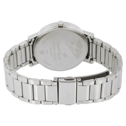 Fastrack Varsity Quartz Analog Green Dial Stainless Steel Strap Watch for Girls
