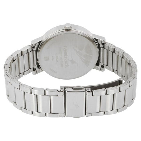 Fastrack Varsity Quartz Analog Green Dial Stainless Steel Strap Watch for Girls