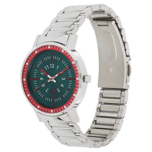 Fastrack Varsity Quartz Analog Grey Dial Stainless Steel Strap Watch for Girls