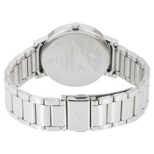Fastrack Varsity Quartz Analog Grey Dial Stainless Steel Strap Watch for Girls